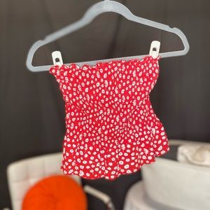 Tube Top Peplum